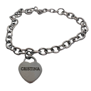 Pulsera “NOMBRE” corazón